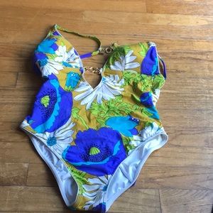 Trina turk, one piece size medium, In good Condition.